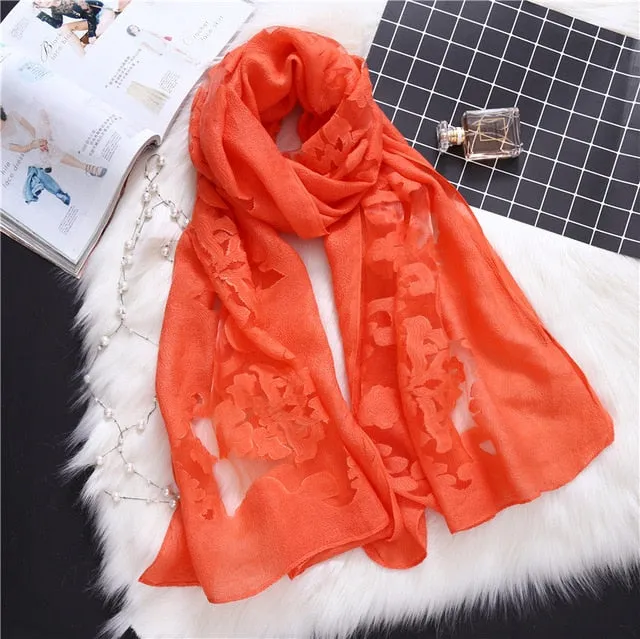 Fashion Silk Scarf Patchwork Bandana Shawl #AS-1