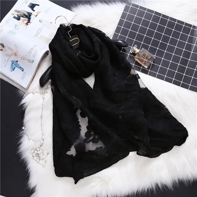 Fashion Silk Scarf Patchwork Bandana Shawl #AS-1