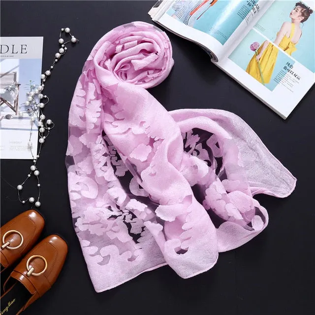 Fashion Silk Scarf Patchwork Bandana Shawl #AS-1