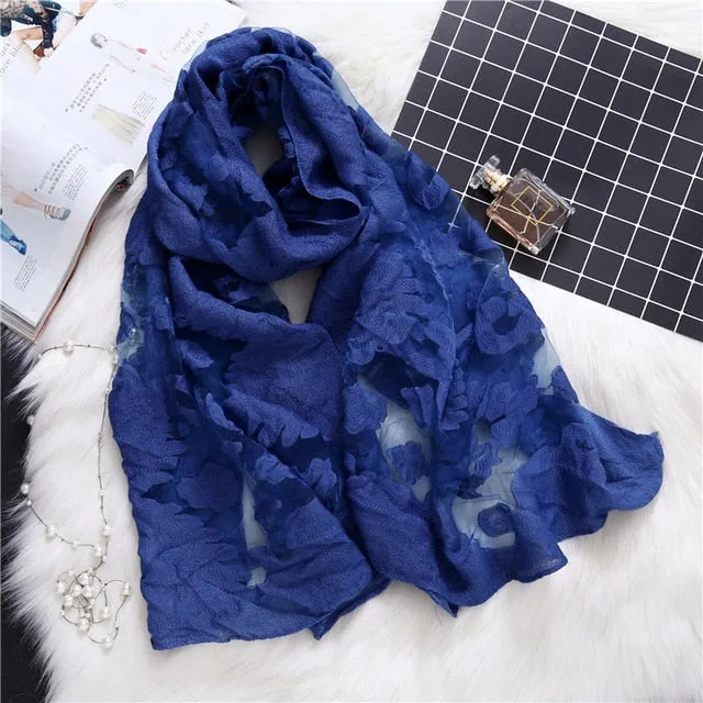 Fashion Silk Scarf Patchwork Bandana Shawl #AS-1