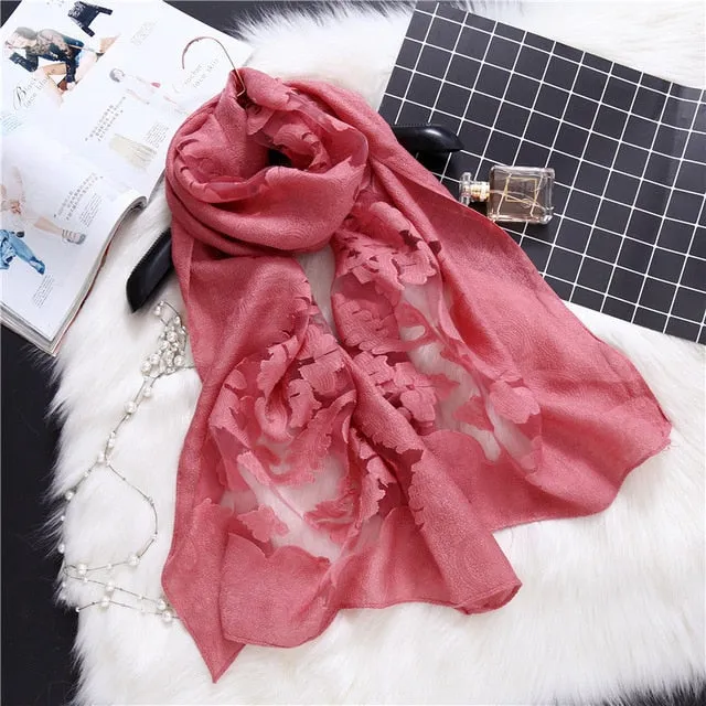 Fashion Silk Scarf Patchwork Bandana Shawl #AS-1