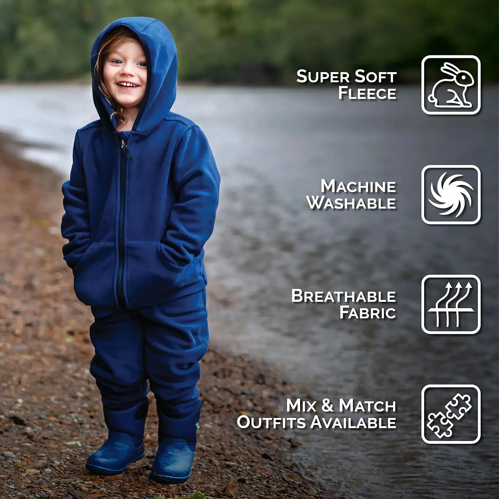 Fleece Pant: Blue Spruce