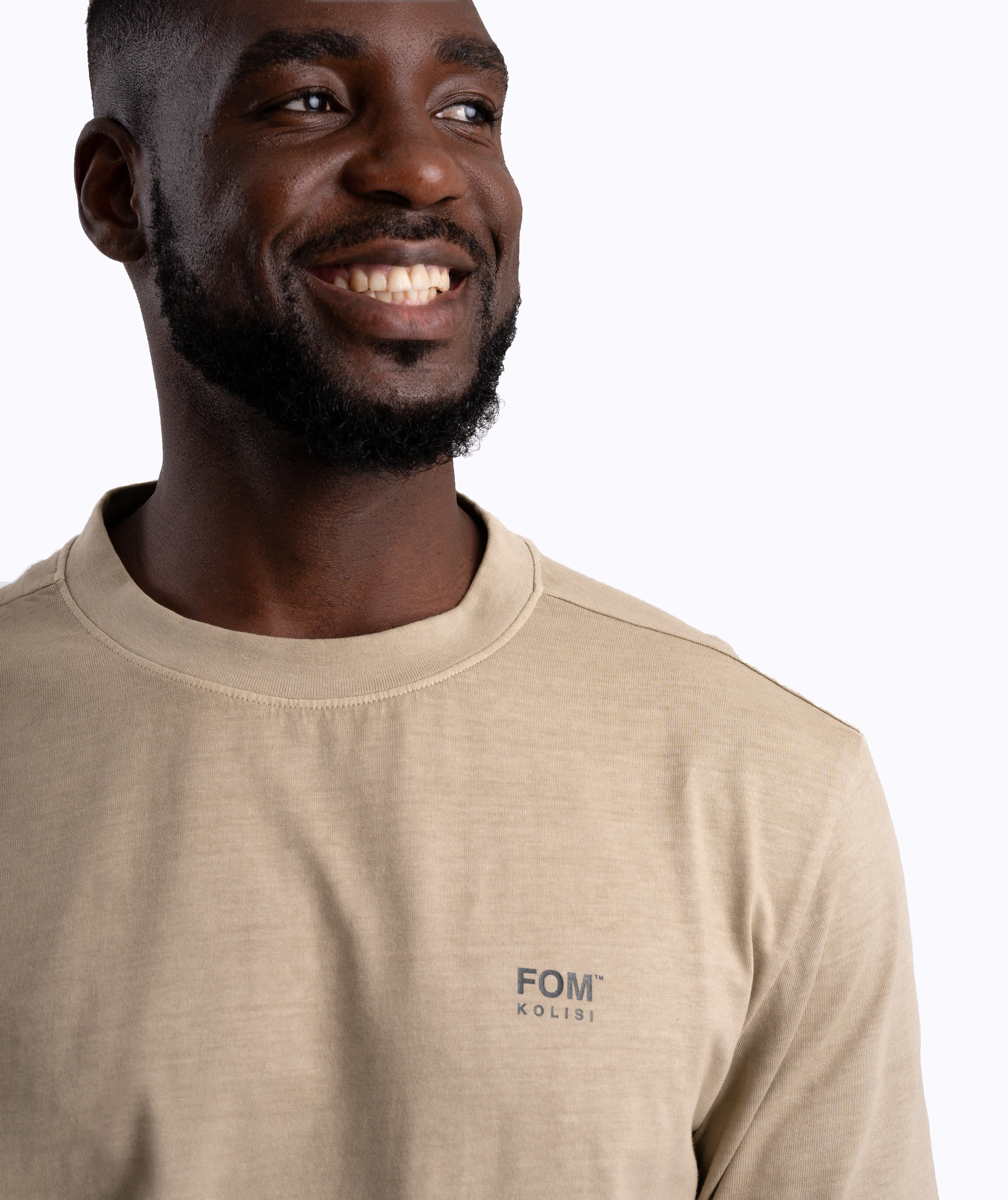 FOM x Kolisi Mens Tee - Stone