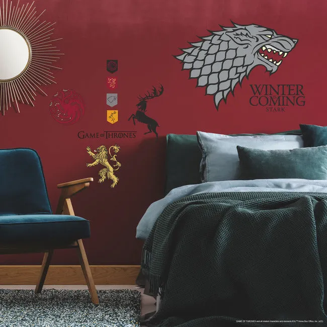 Game Of Thrones Winter Is Coming Stark Giant Peel & Stick Wall Decals