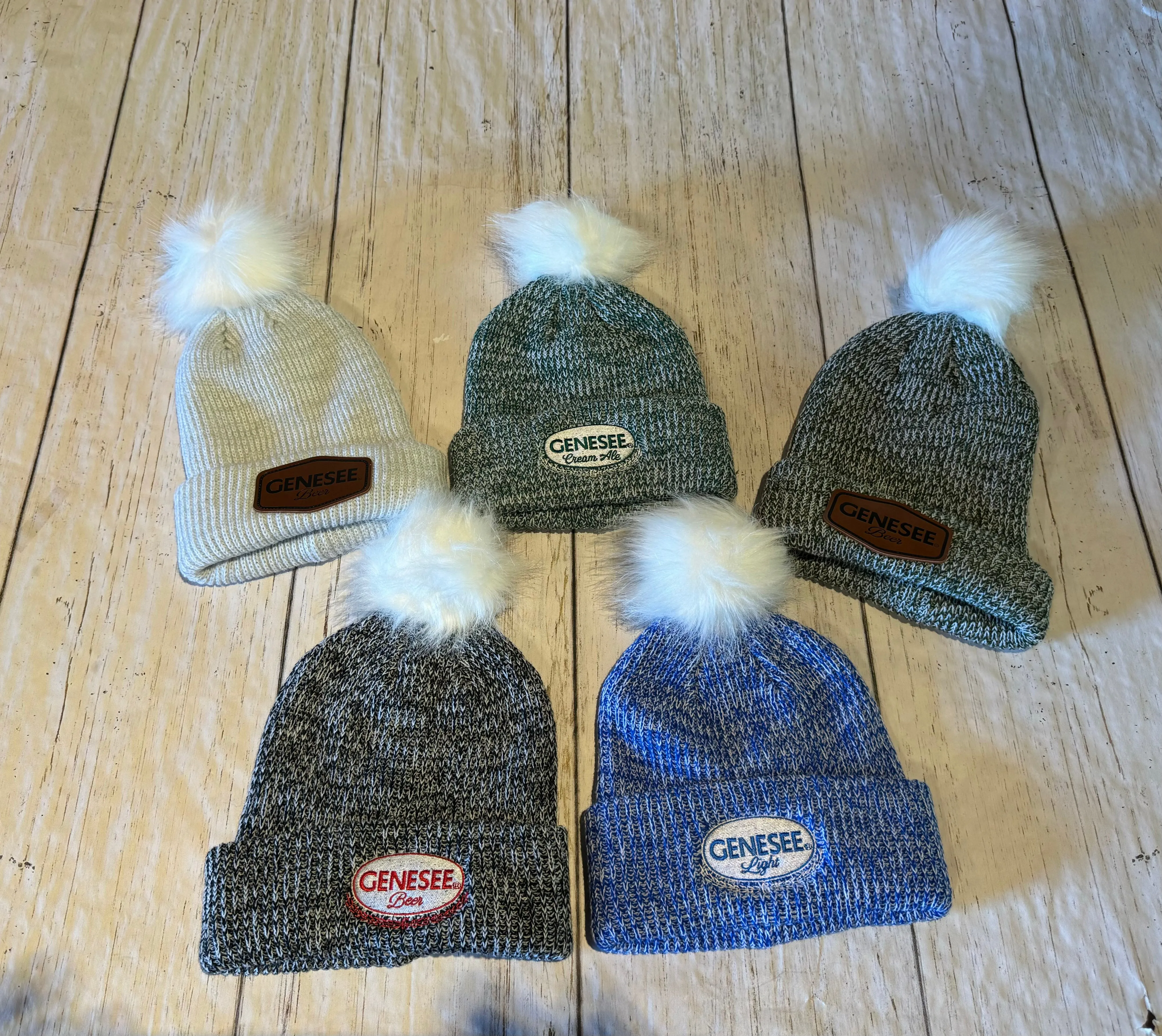 Genesee/ Cream Ale Pom Beanies