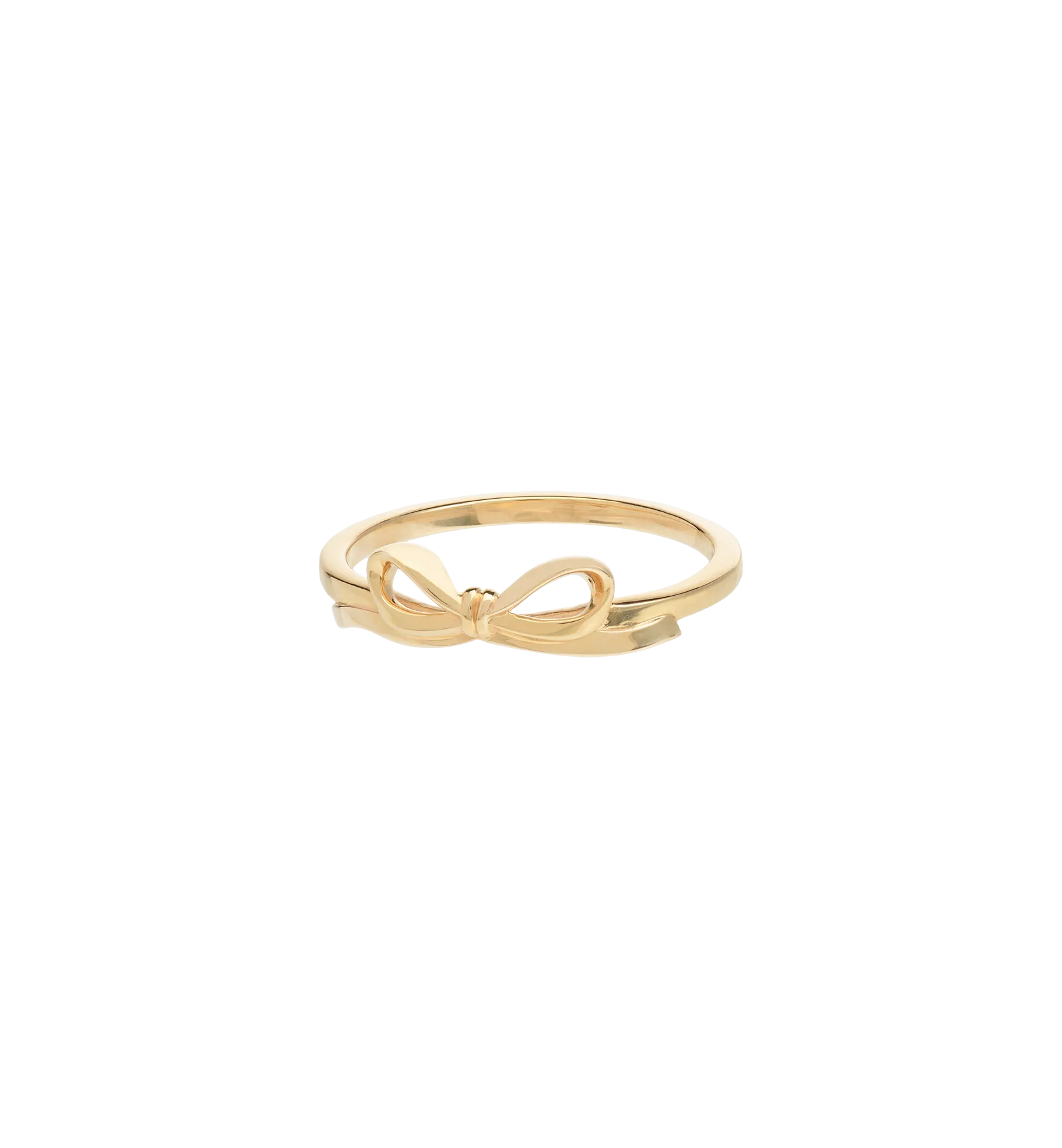 Golden Ribbon Ring 14K