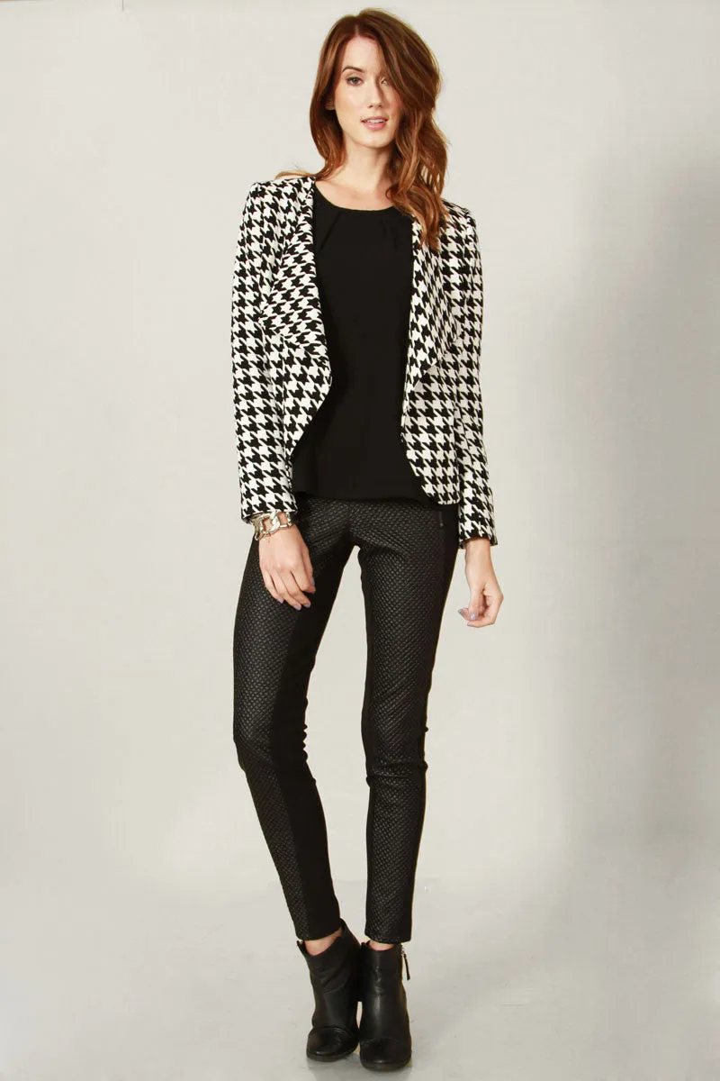 Gwen Houndstooth Blazer