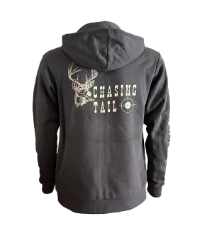 Hoodie-Full Zip - Chasing Tail Deer