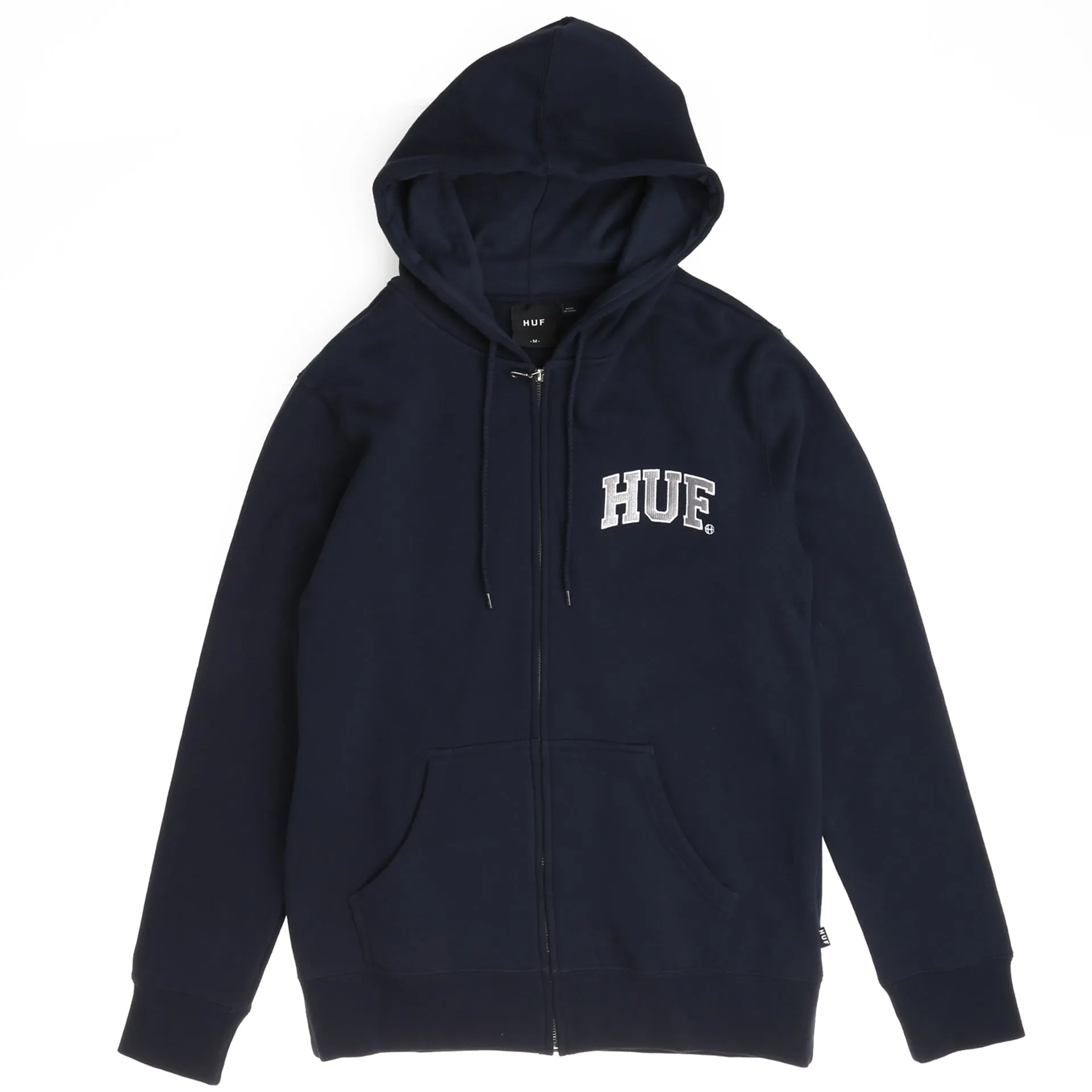 Huf Arch Block Zip Hoodie - Navy