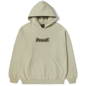 Huf Logo Applique Hooded Fleece Hoodie - Putty