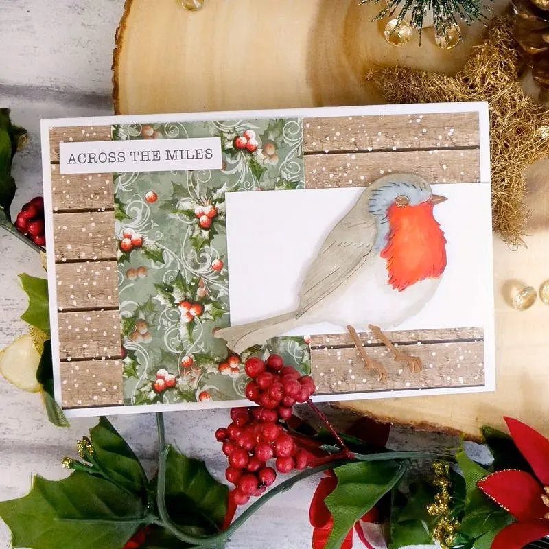 Hunkydory Winter Robins Luxury Inserts & Papers