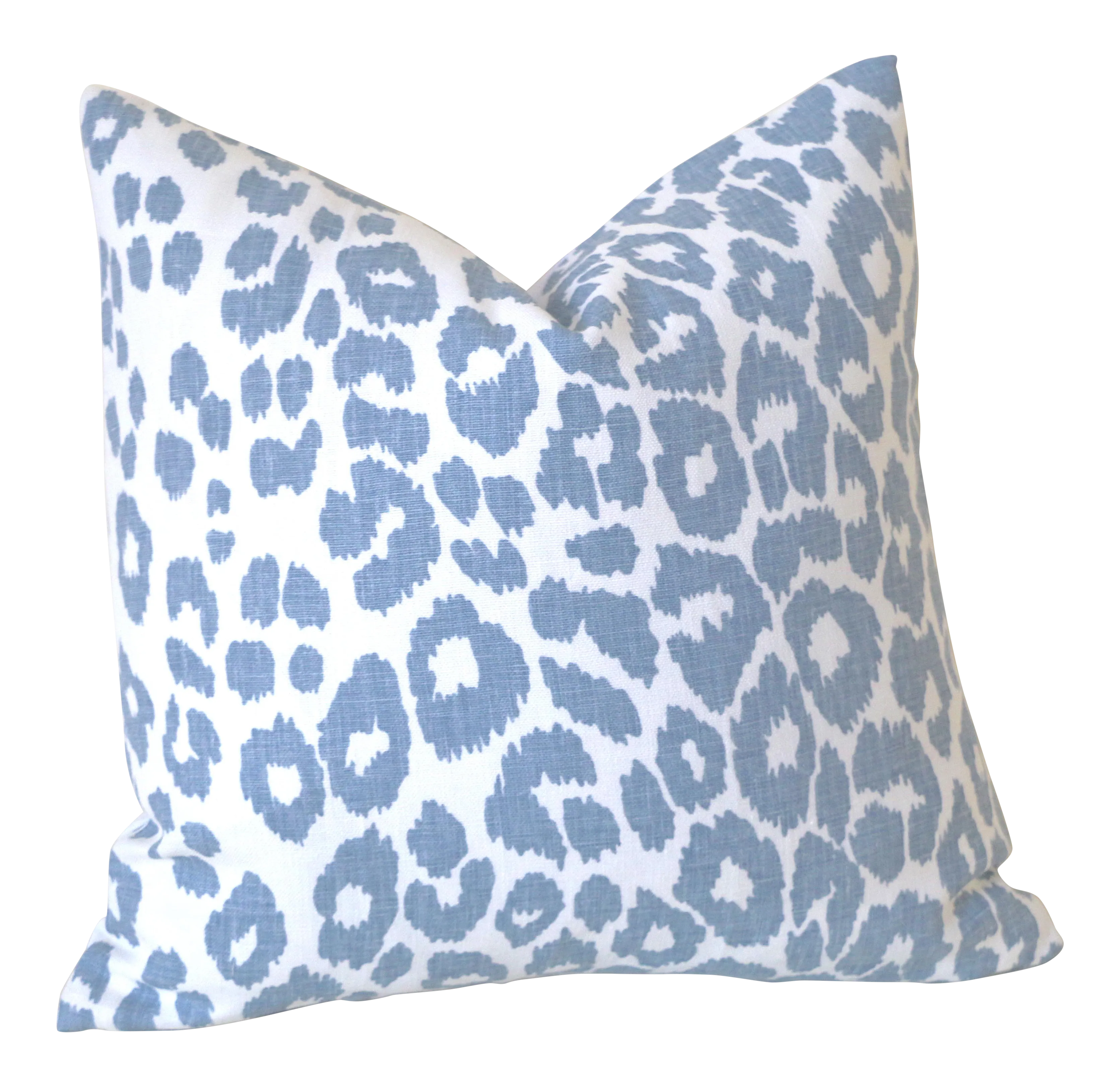 Iconic Leopard Sky Pillow Cover / Schumacher Sky Leopard Cushion Cover / Indoor or Outdoor Pillow Cover