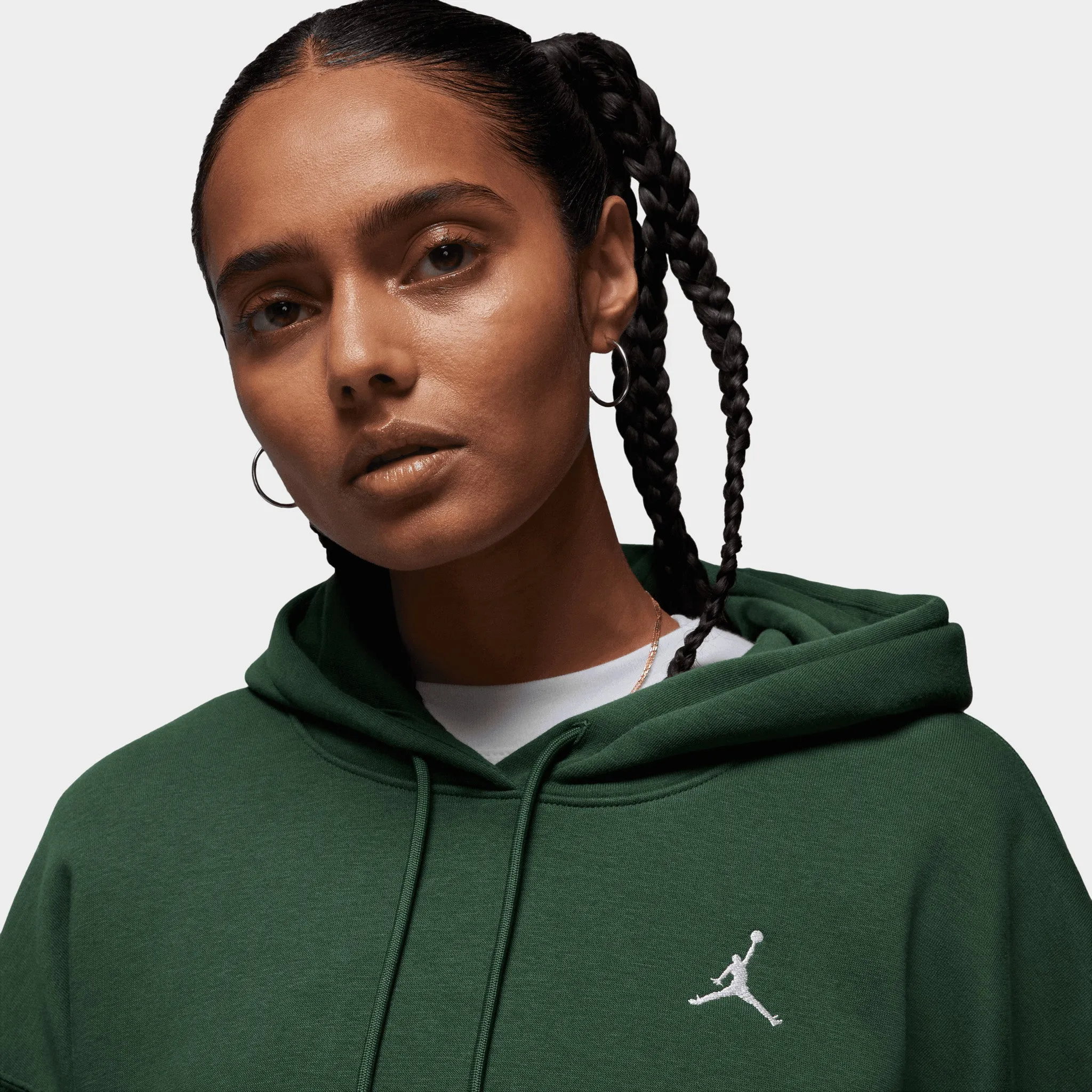 Jordan Women's Brooklyn Fleece Hoodie / Galactic Jade