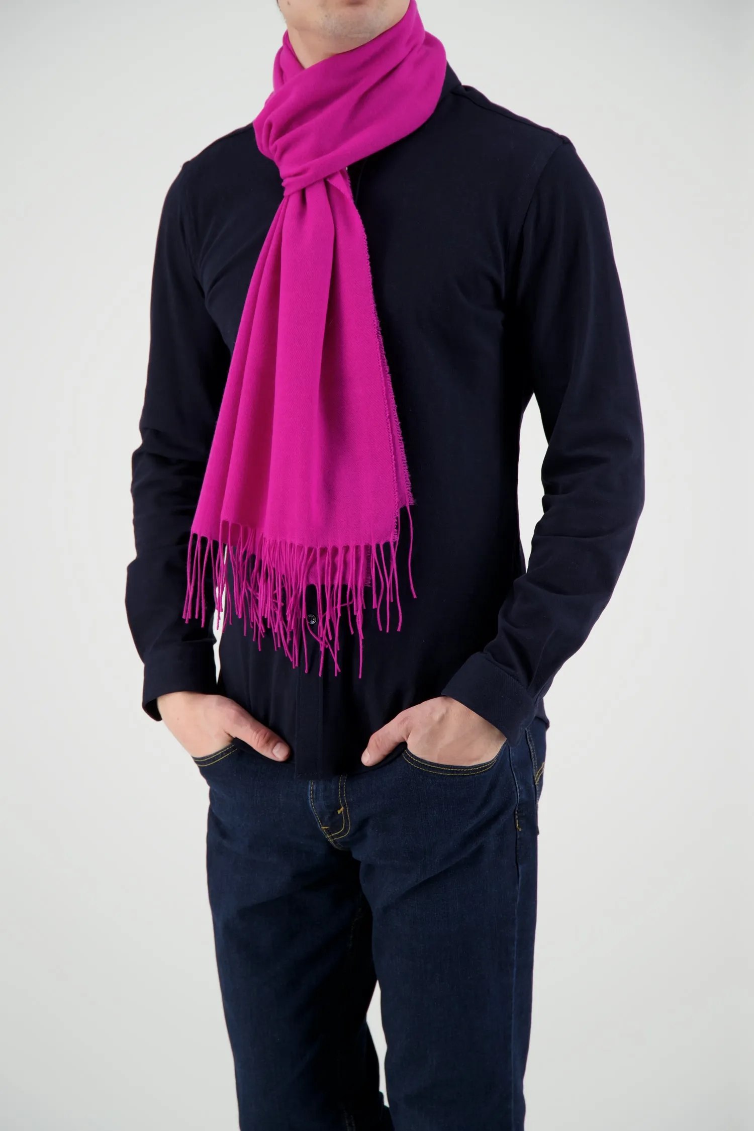 Joshua Ellis Magenta Scarf