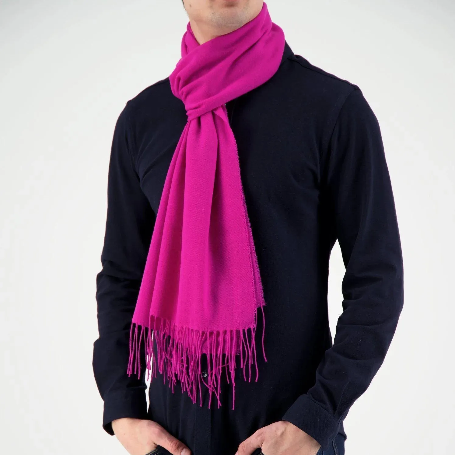 Joshua Ellis Magenta Scarf