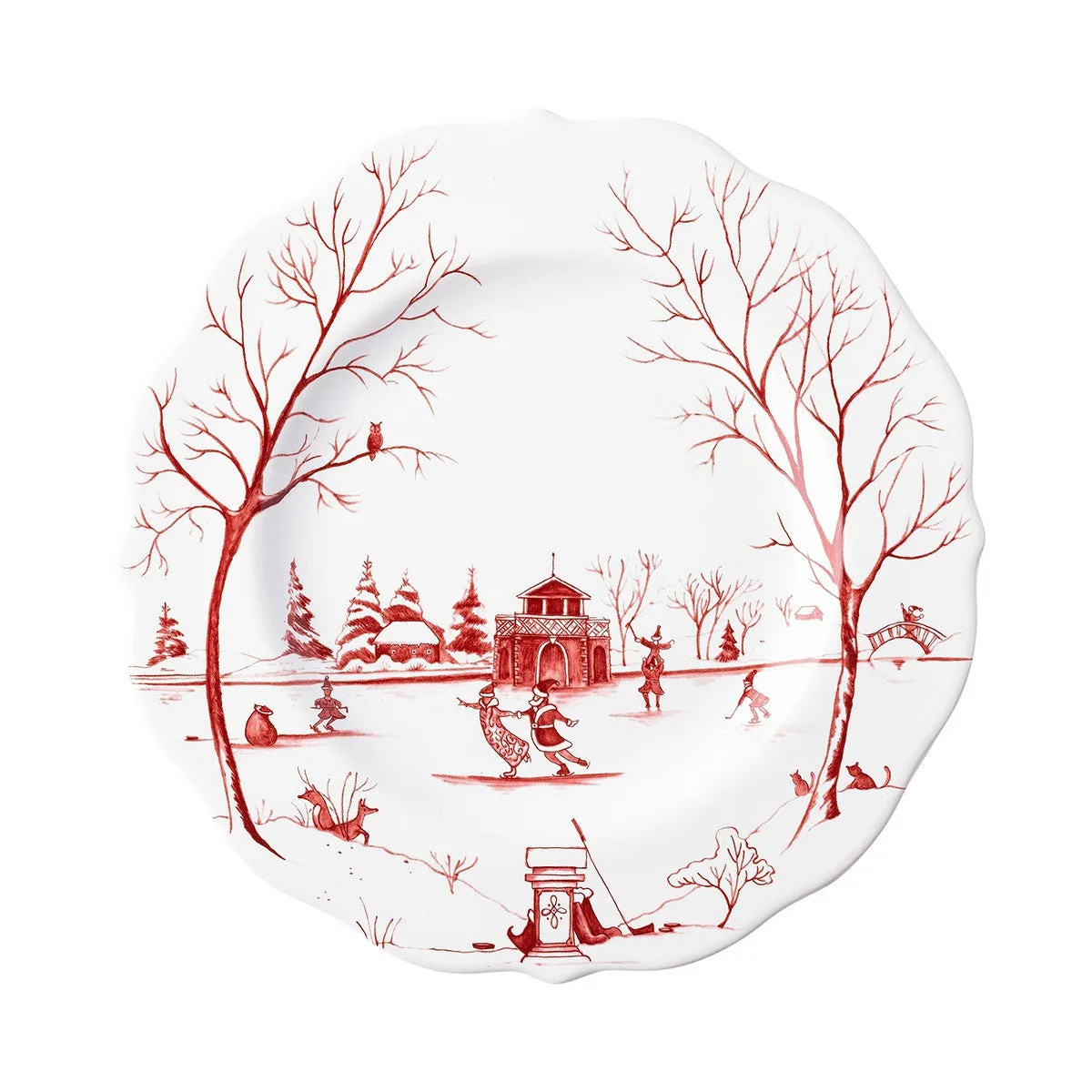 Juliska Country Estate Winter Frolic Dessert/Salad Plate