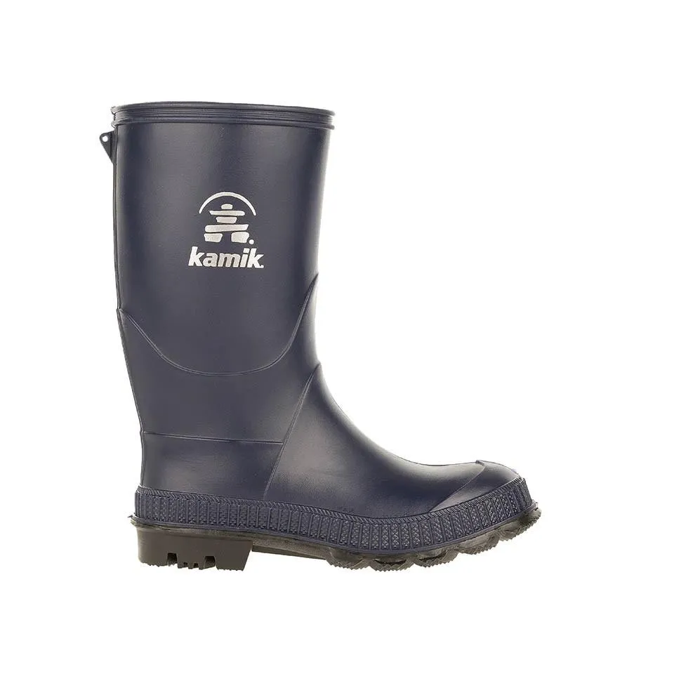 Kamik Kid's Stomp Waterproof Navy Rubber (Sizes 1-6)