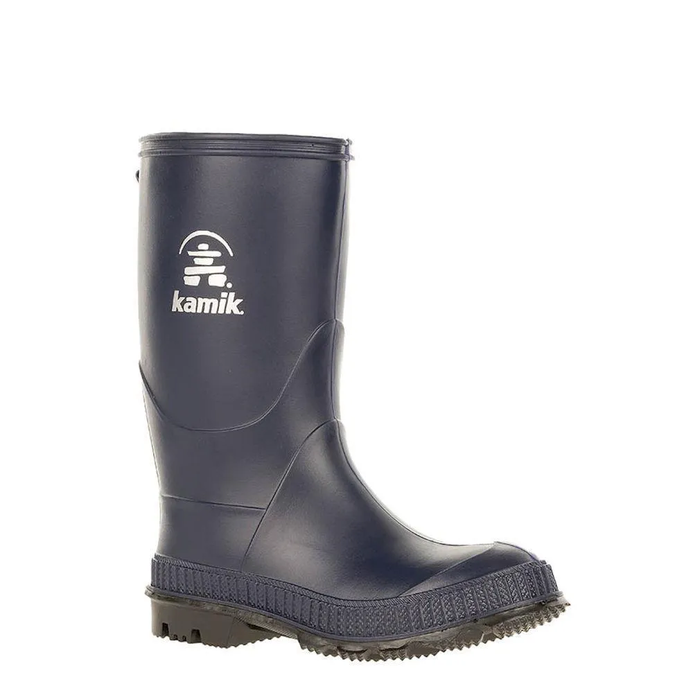 Kamik Kid's Stomp Waterproof Navy Rubber (Sizes 1-6)