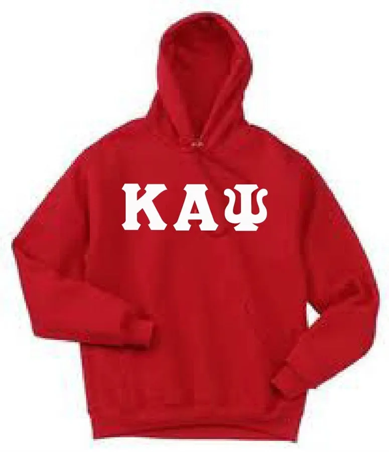 Kappa Alpha Psi - Embroidered Single Layer KAY Pullover Hoodie Sweatshirt