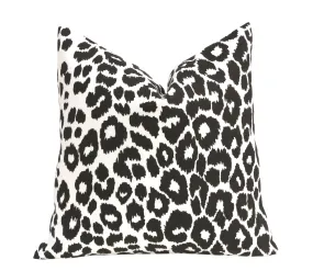 Kate: An Art Deco Schumacher Iconic Leopard Pillow Cover