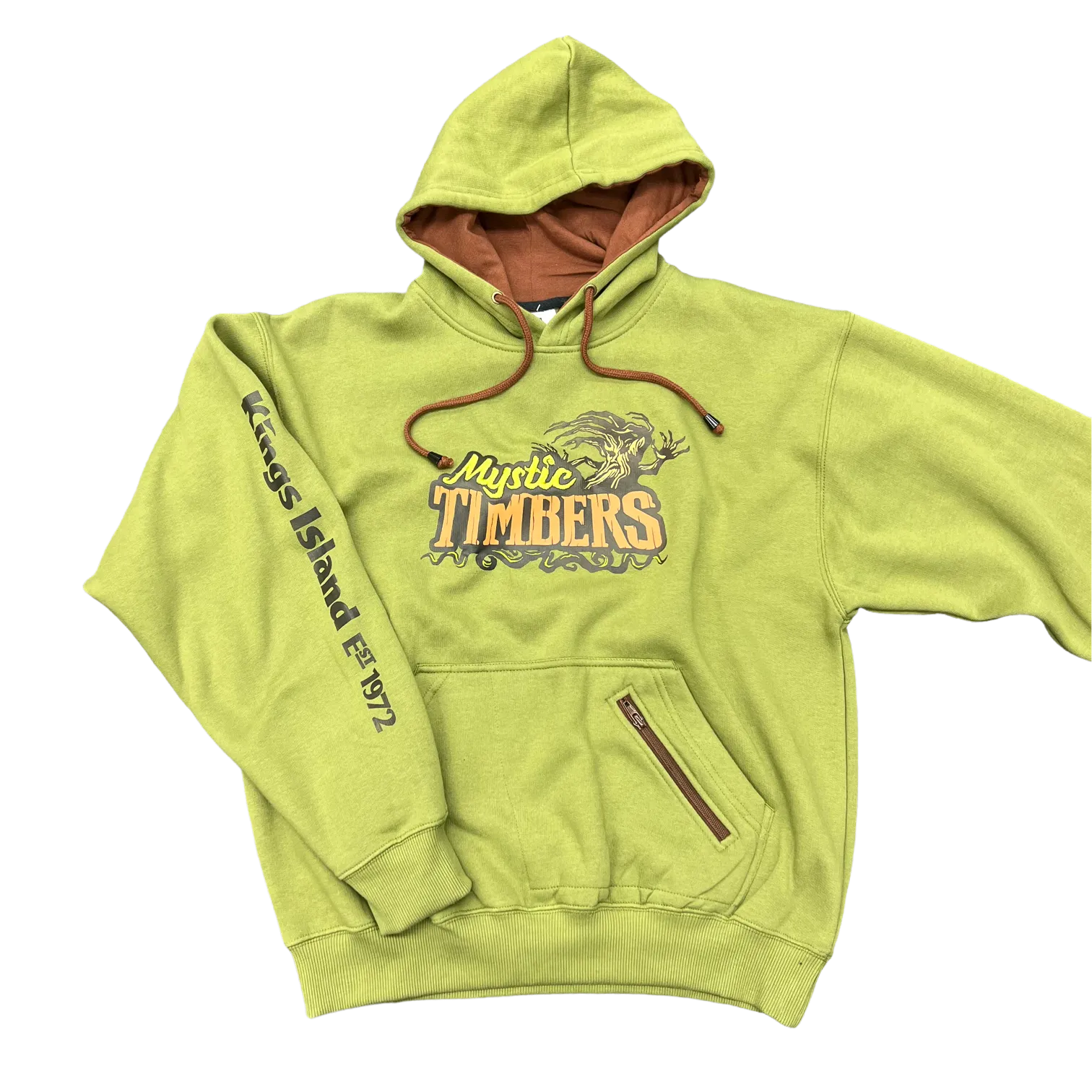 Kings Island Mystic Timbers Hooded Zipper Pocket Sweatshirt