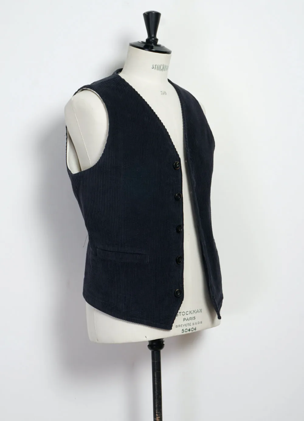 KNUD 28-35-3 | Workwear Waistcoat | Dusty Navy