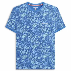 Lambretta Paisley T-Shirt Blue