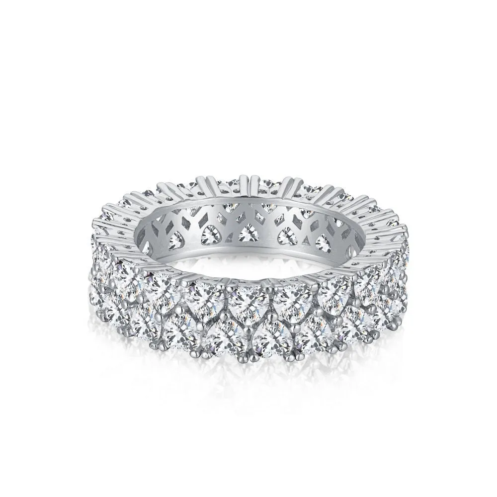 layer silver ring