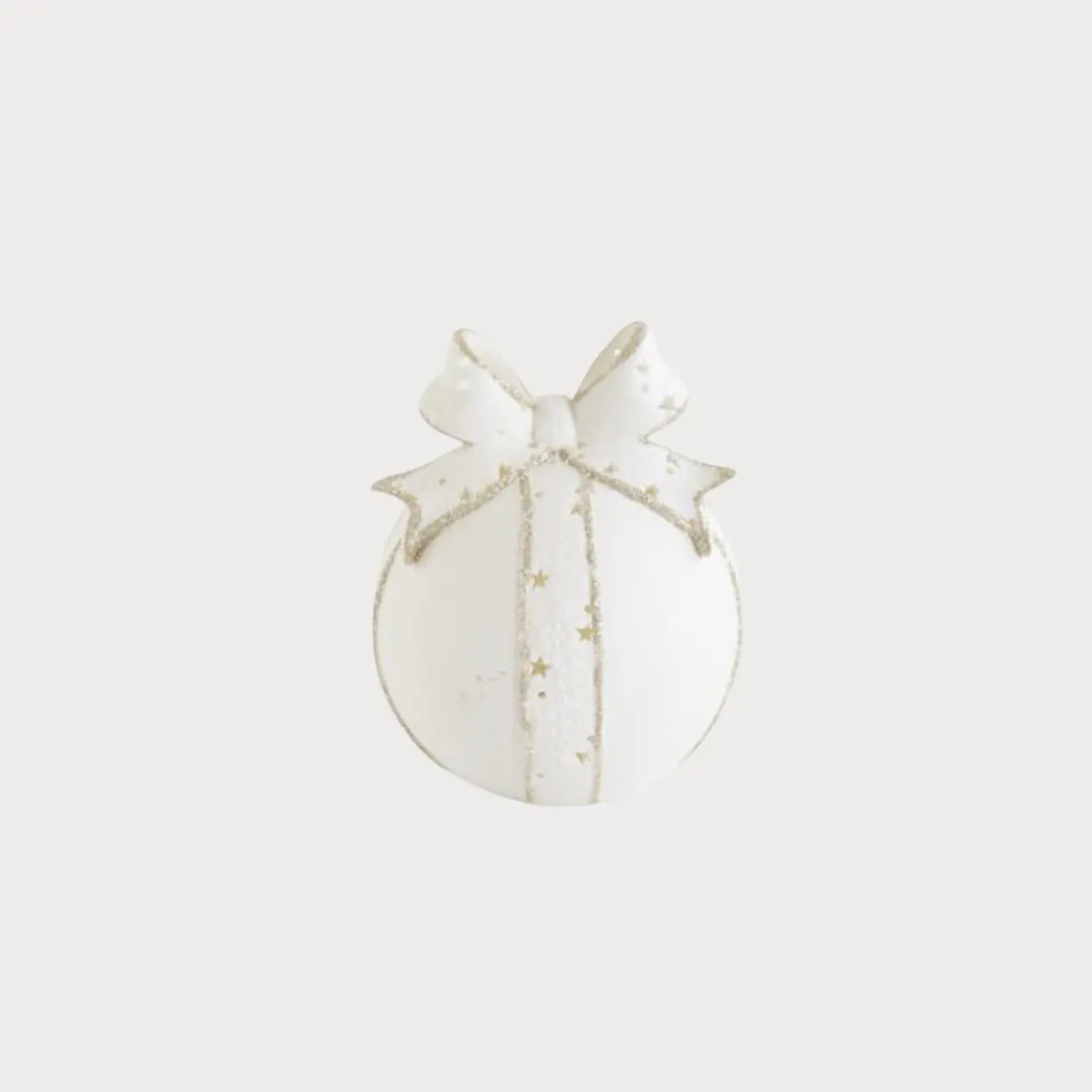 LED Porcelain Tabletop Ornament, 3.75"