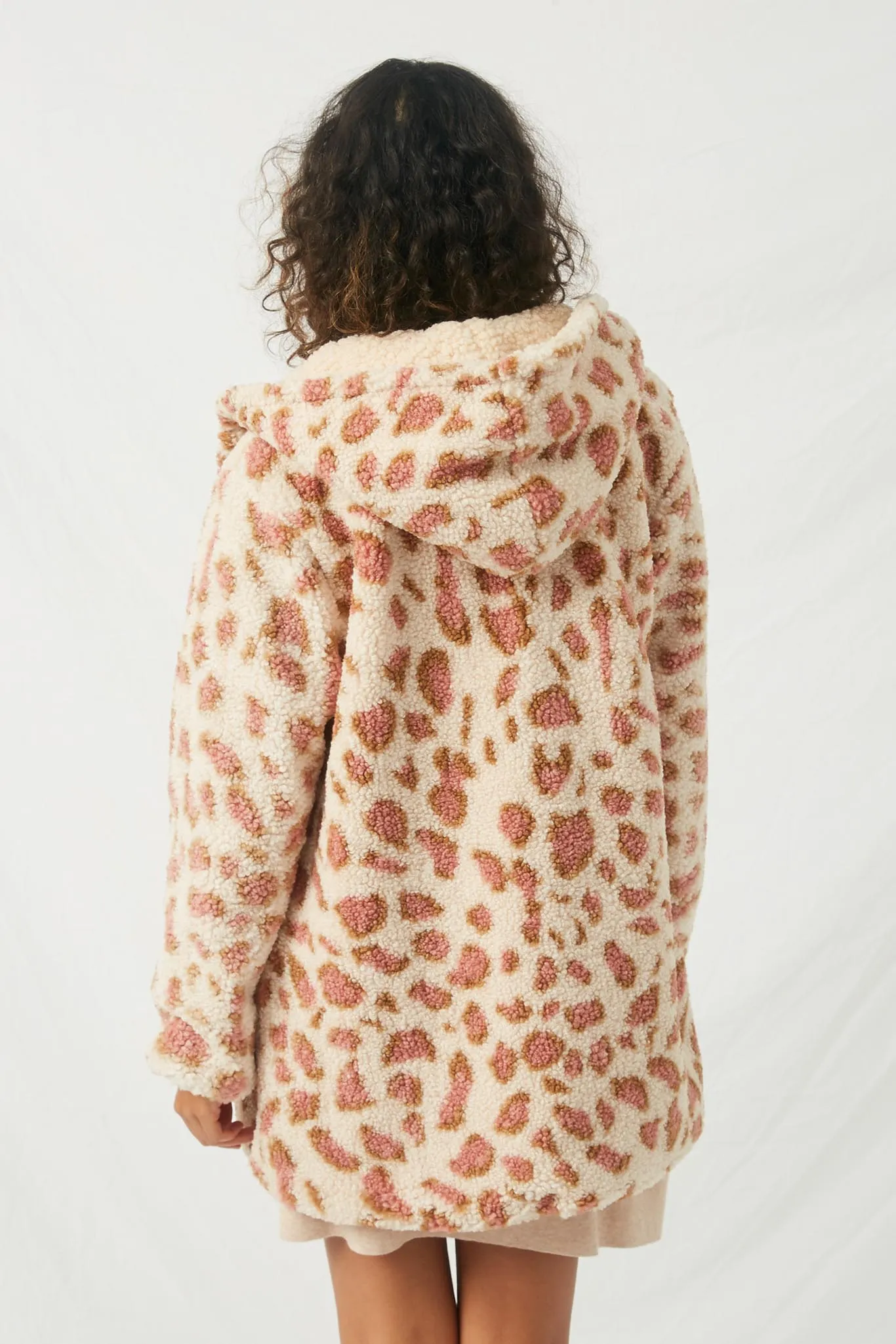 Leopard Sherpa Jacket