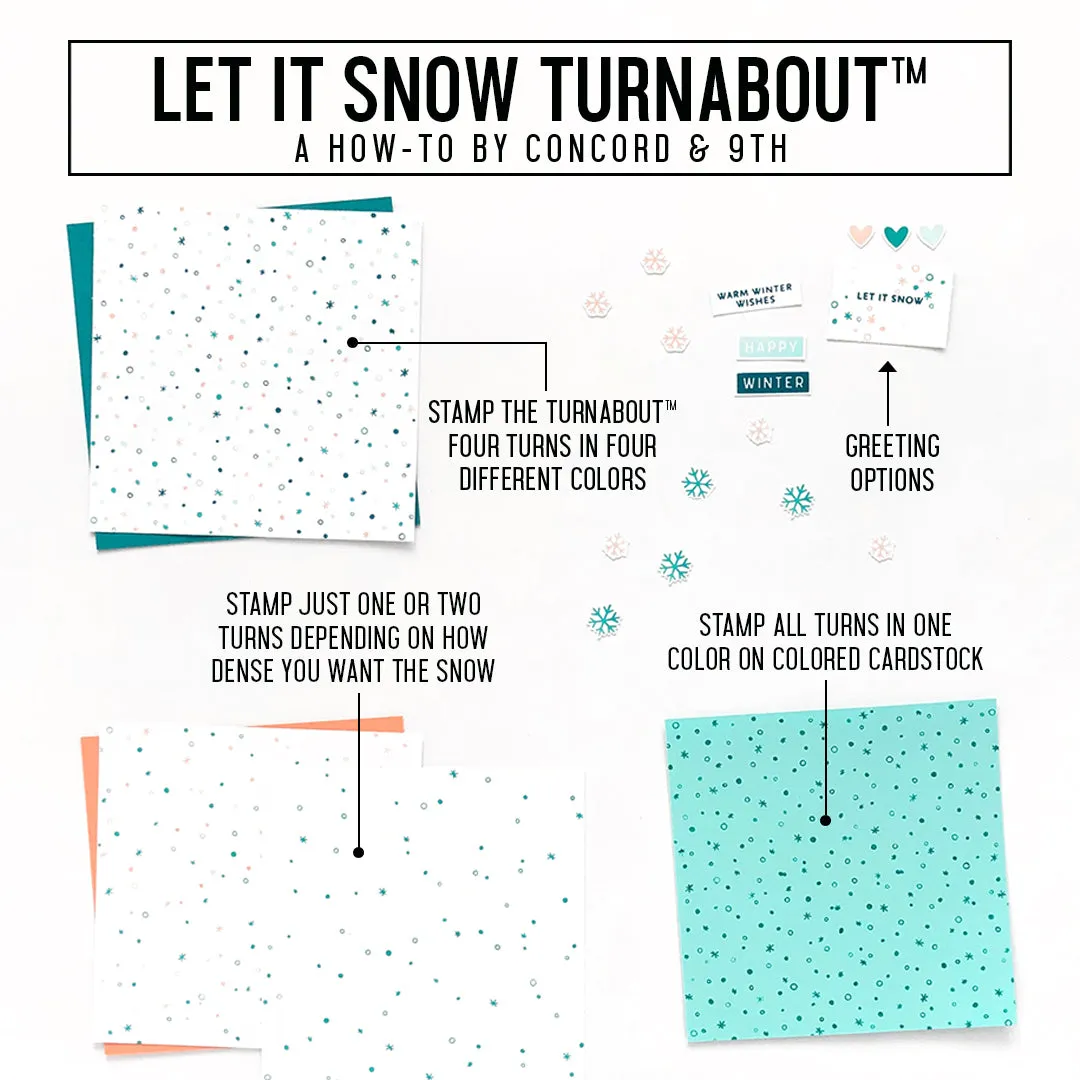 Let It Snow Turnabout™ Stamp Set