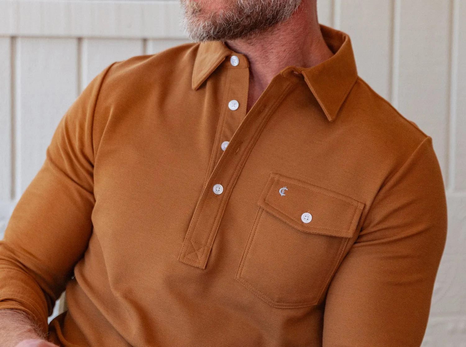 Long Sleeve Players Shirt - Almond Brother