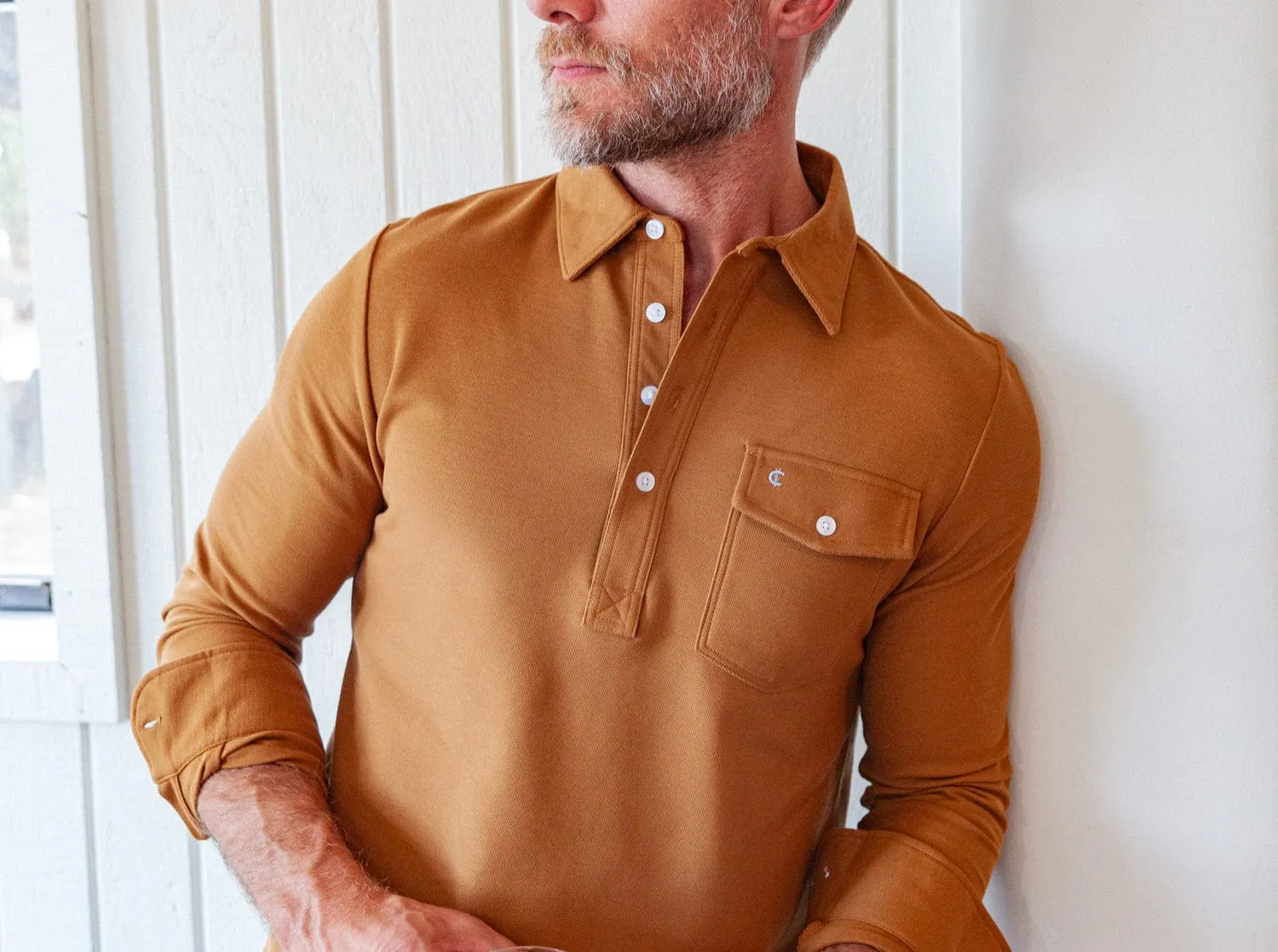 Long Sleeve Players Shirt - Almond Brother