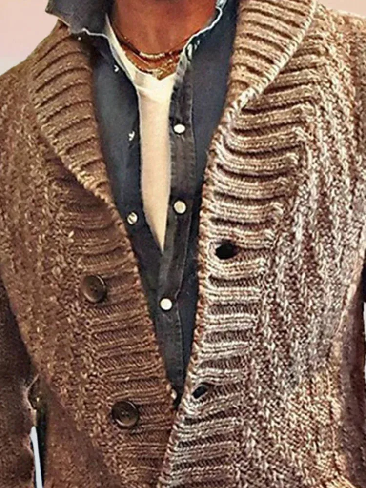 Long-sleeved Chunky Knitted Sweater