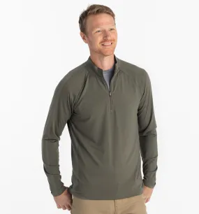 Men's Bamboo Flex Quarter Zip - Fatigue