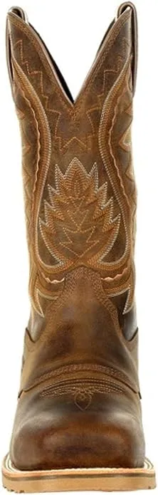 Men's Durango Maverick Pro Rugged Tan WP, PR, SR Pull On Steel Toe Western Work Boot