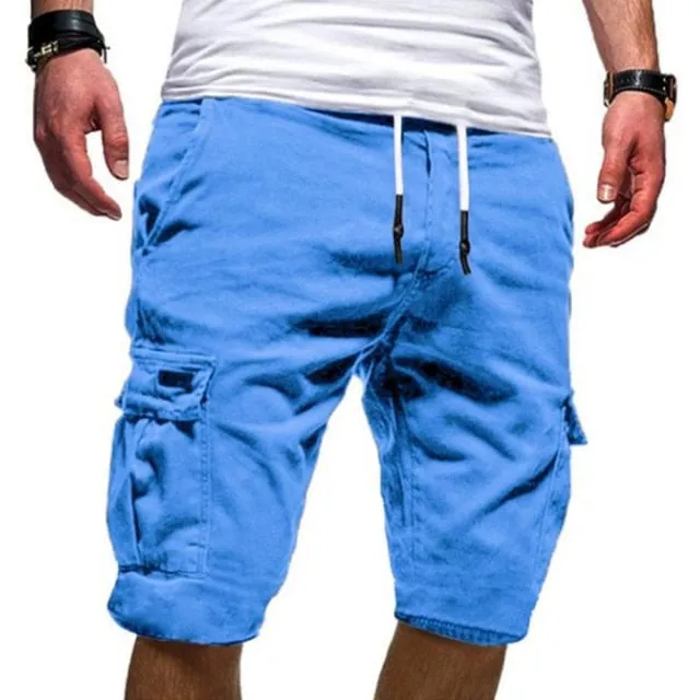 Men's Shorts Cargo Shorts Summer Bermudas Male Flap Pockets Jogger Shorts Casual Working Army Tactical Soft Comfort