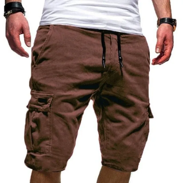 Men's Shorts Cargo Shorts Summer Bermudas Male Flap Pockets Jogger Shorts Casual Working Army Tactical Soft Comfort