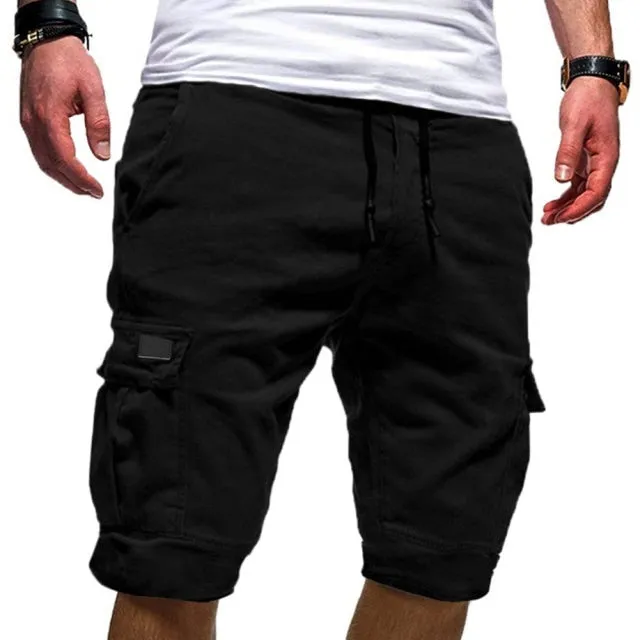 Men's Shorts Cargo Shorts Summer Bermudas Male Flap Pockets Jogger Shorts Casual Working Army Tactical Soft Comfort