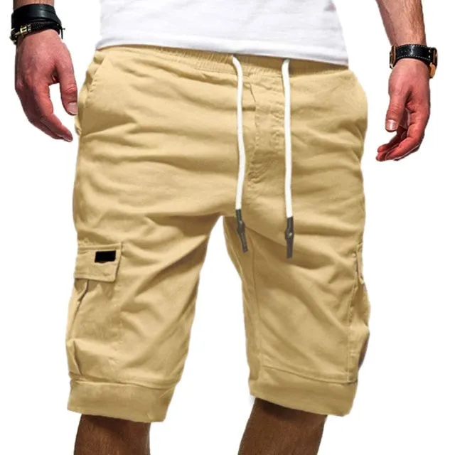 Men's Shorts Cargo Shorts Summer Bermudas Male Flap Pockets Jogger Shorts Casual Working Army Tactical Soft Comfort