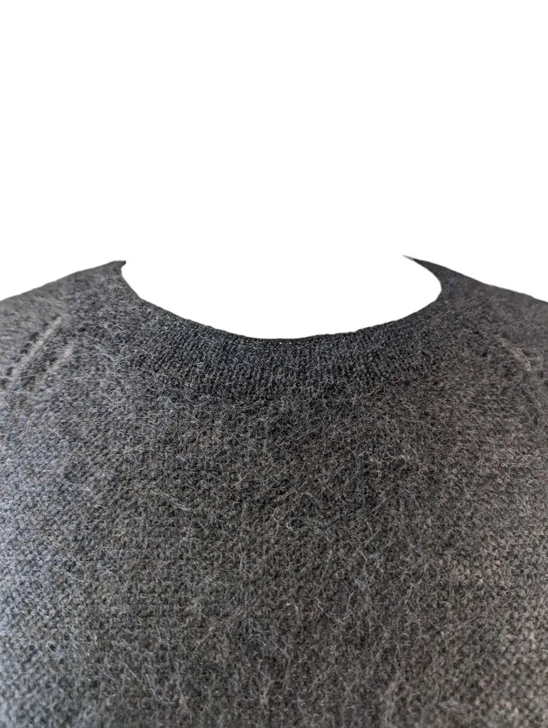 Mohair Blend Crop Sweater