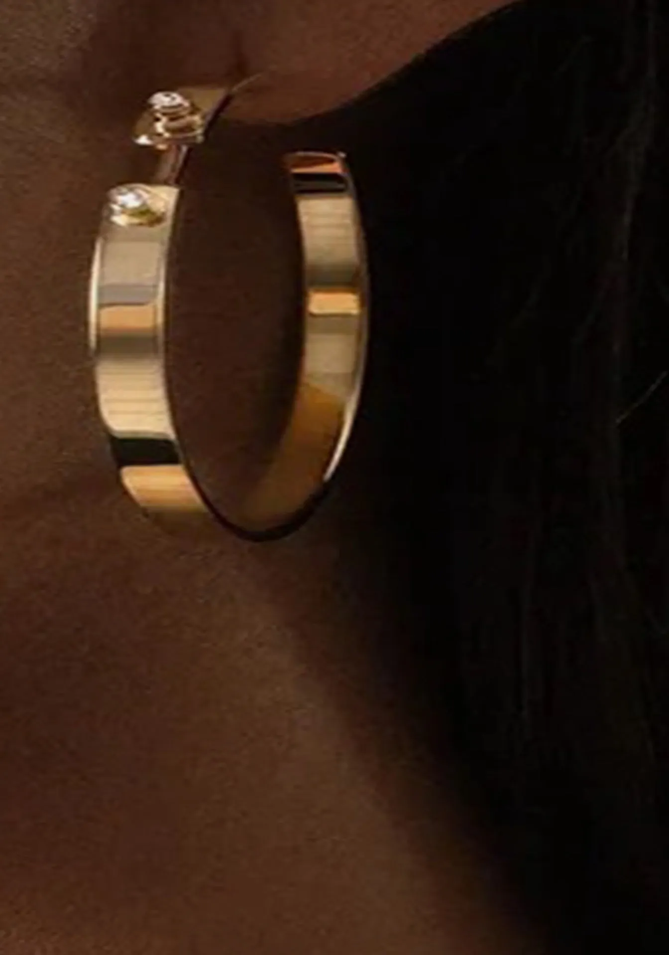 Monday Morning Mood, 18K Yellow Gold Hoops