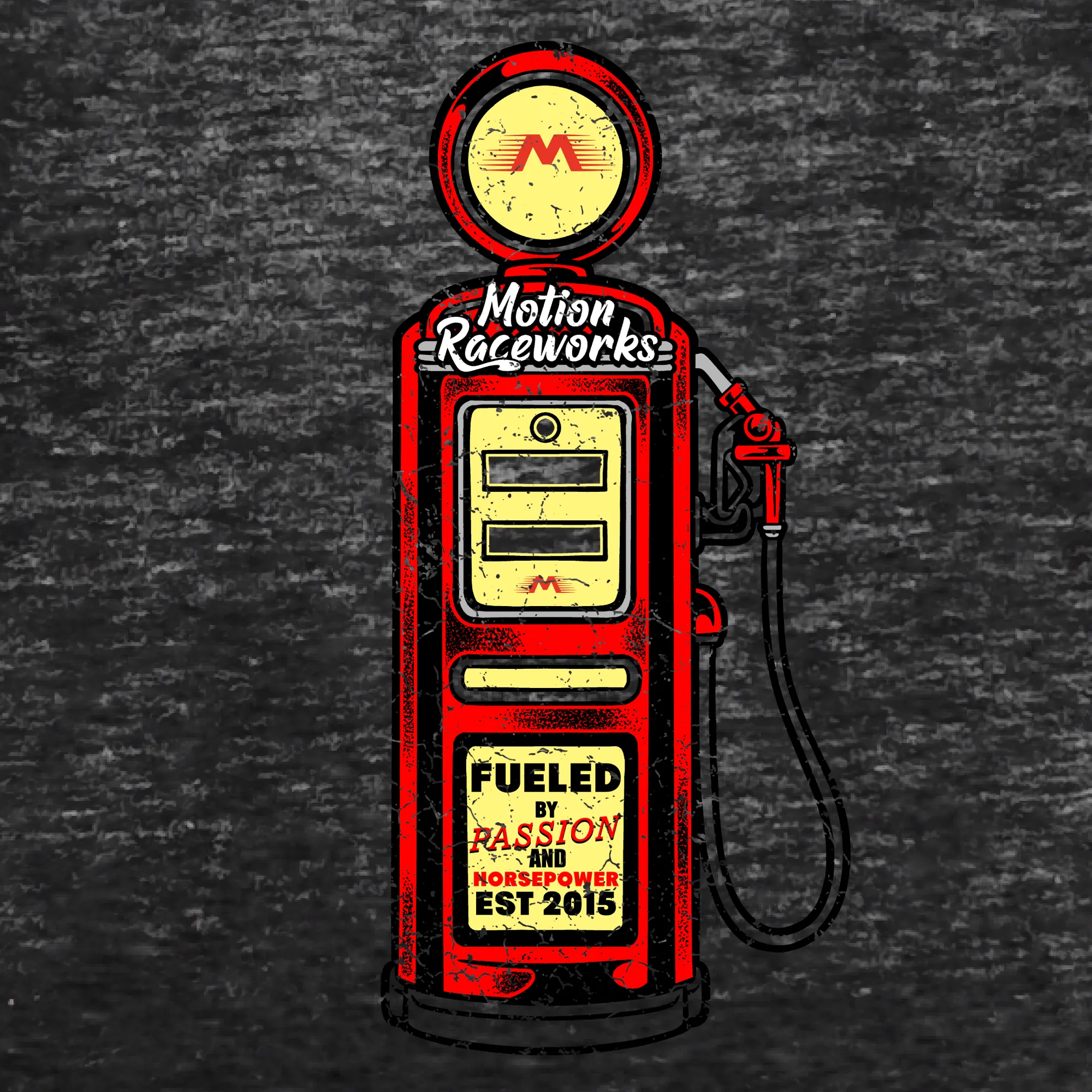 Motion Vintage Gas Pump Hoodie