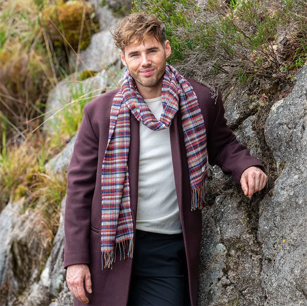 Mulroy Mini Check Lambswool Scarf