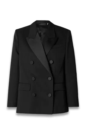 Natalia Double-breasted Wool-twill Blazer