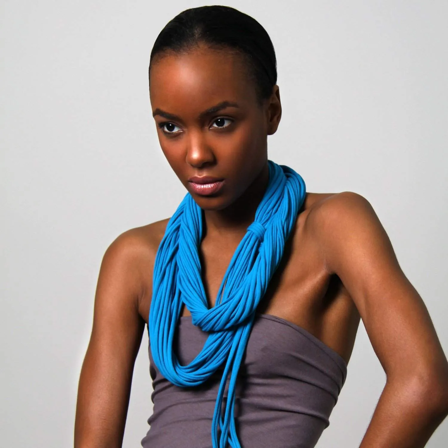 Necklush Infinity Scarf / Cerulean Blue / Unisex