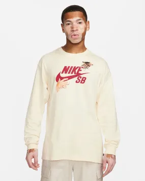 Nike SB Long-Sleeve Skate Tee Coconut Milk