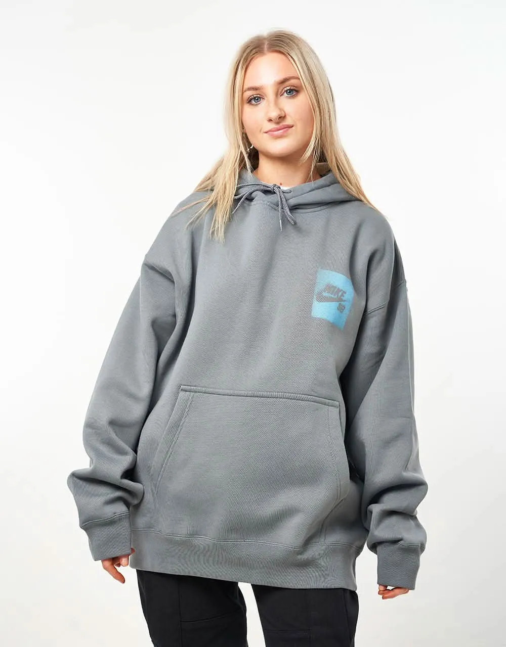 Nike SB Stencil Pullover Hoodie - Smoke Grey