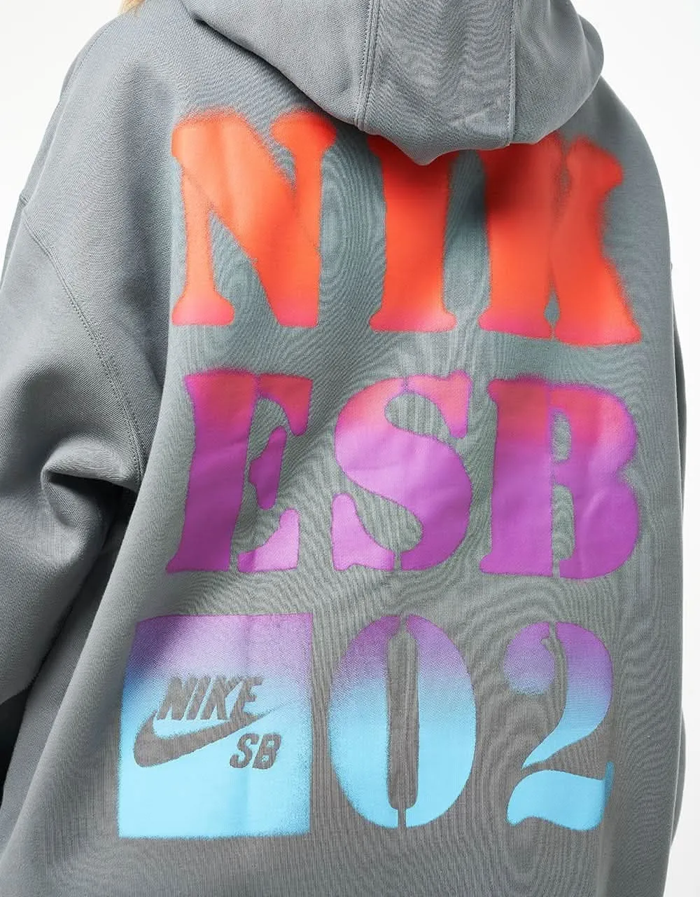 Nike SB Stencil Pullover Hoodie - Smoke Grey