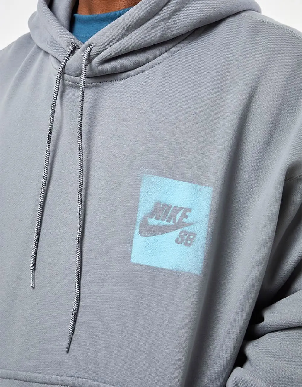 Nike SB Stencil Pullover Hoodie - Smoke Grey